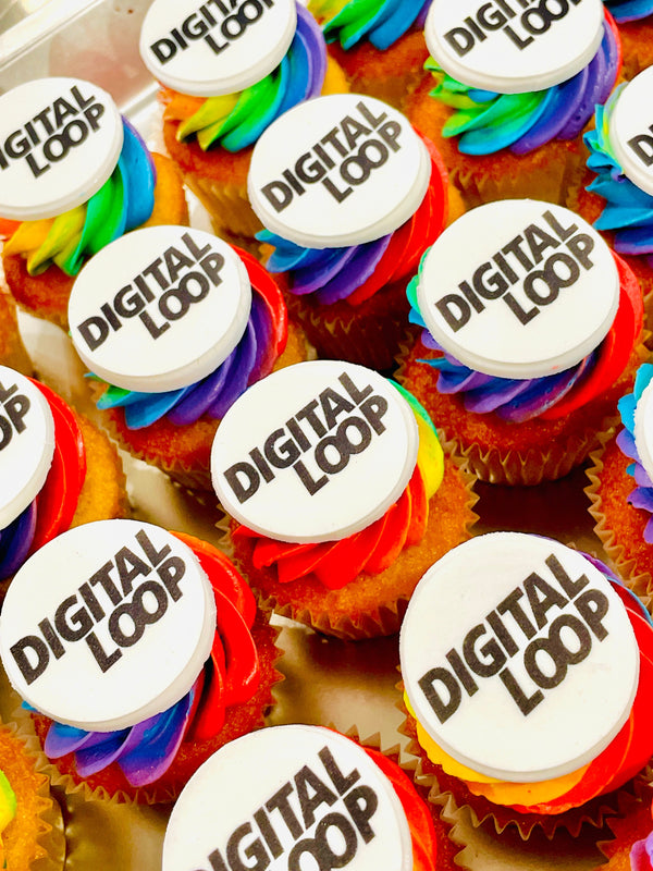Mini Logo Cupcakes