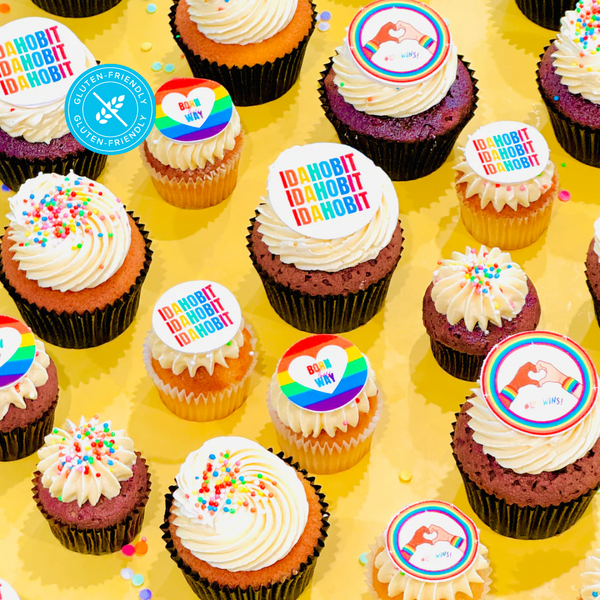 IDAHOBIT Mini Cupcakes (Gluten-Friendly)