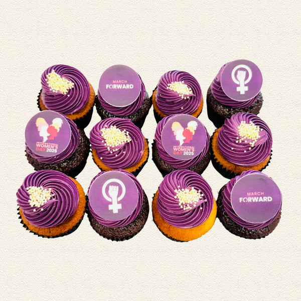 International Women's Day Mini Gluten Free Cupcakes