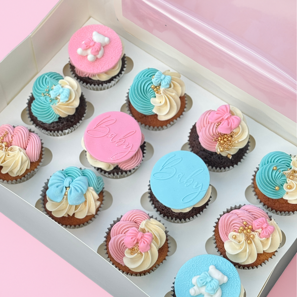 Baby Shower- Cupcake Gift Box
