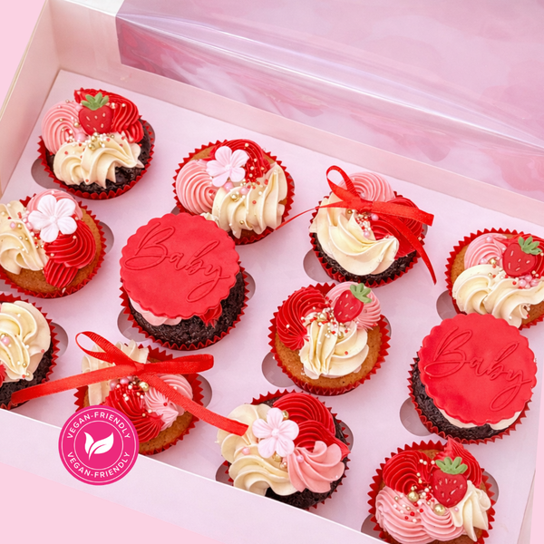 Berry Sweet - Cupcake Gift Box (V)