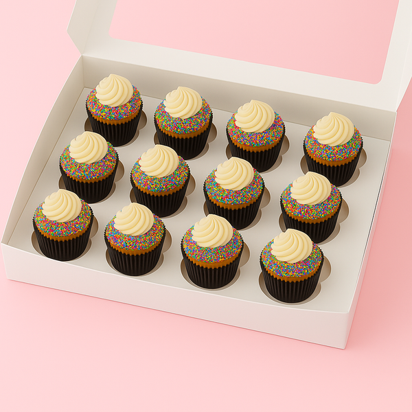 Fairy Bread Mini Cupcakes
