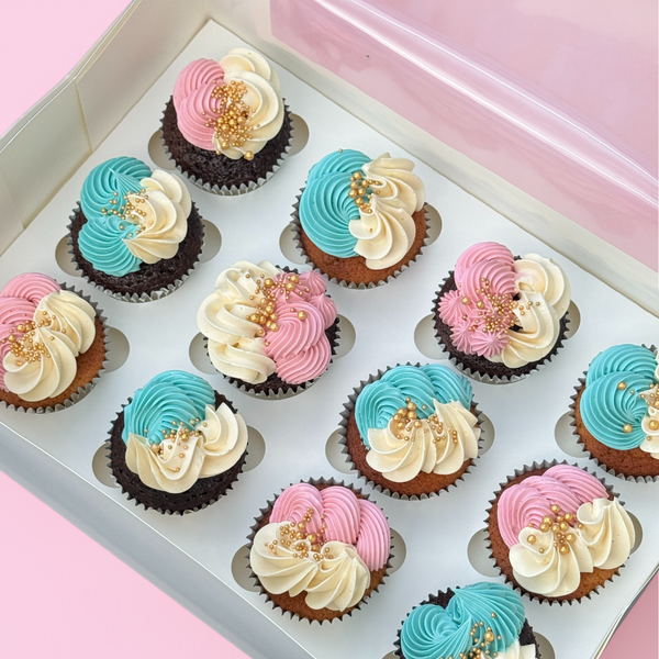 Gender Reveal Cupcakes