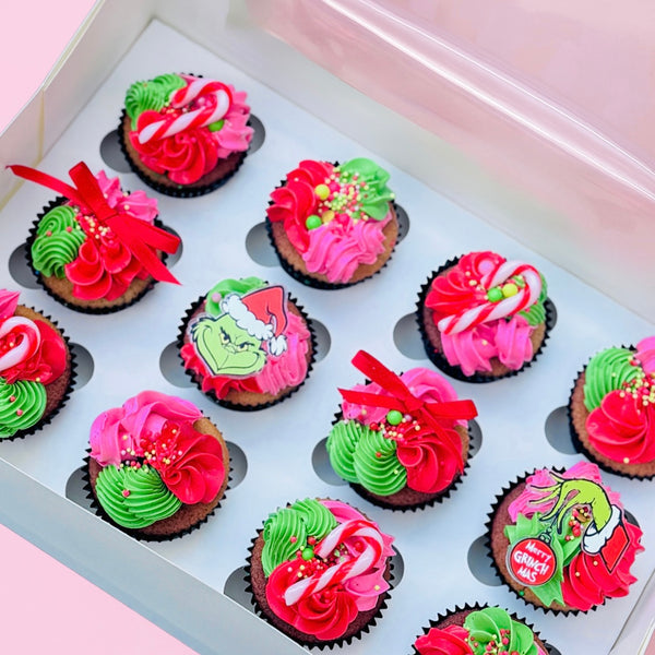 Grinch Cupcake Gift Box