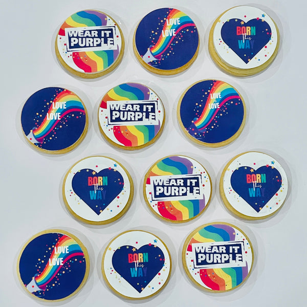Wear it Purple Cookies