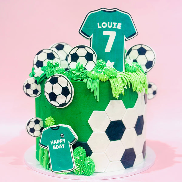 Soccer Theme Cake