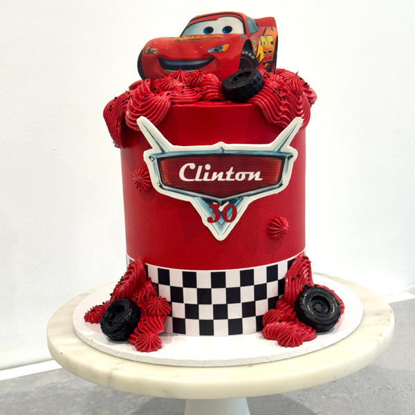 Lightning McQueen Car Cake