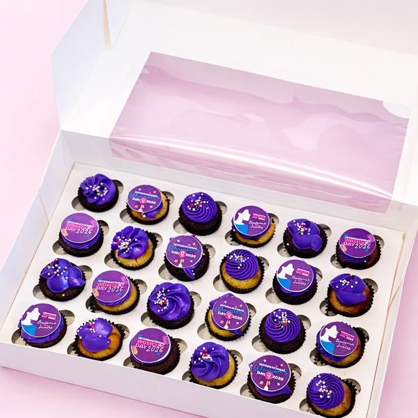 International Women's Day Cupcakes Mini Cupcakes