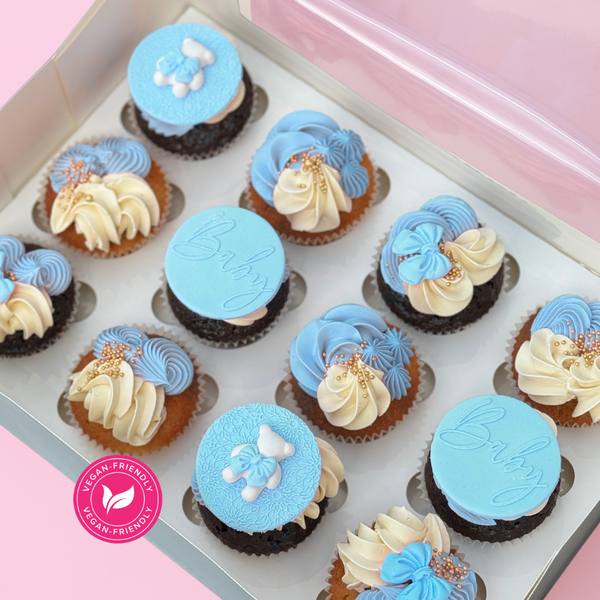 It's a Boy- Cupcake Gift Box (V)