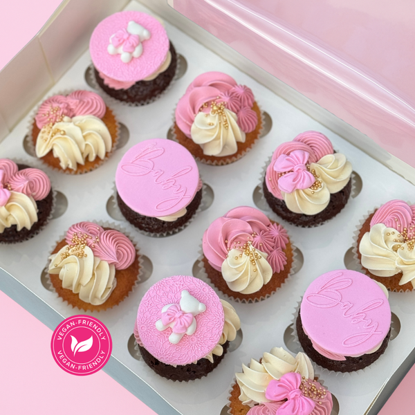It's a Girl - Cupcake Gift Box (V)