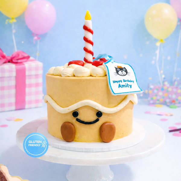 Jelly Cat Birthday Cake (GF)