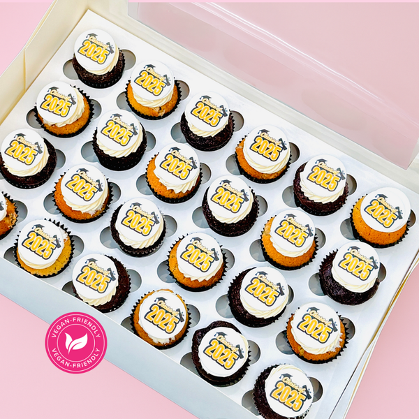 Mini Graduation Cupcakes – Class of 2025 (V)