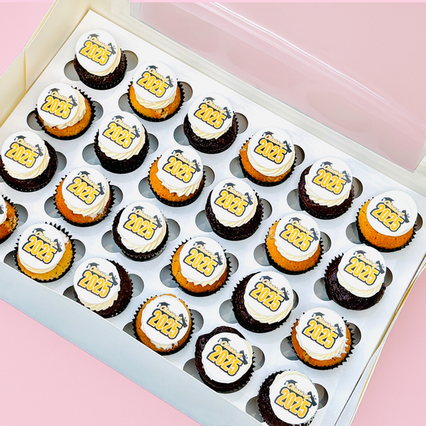 Mini Graduation Cupcakes – Class of 2025