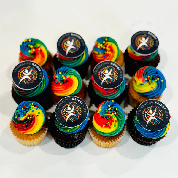 NAIDOC Week Cupcakes Cupcakes (Vegan)