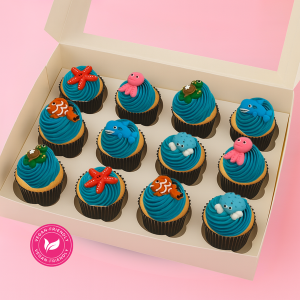 Ocean Theme Cupcakes (V)