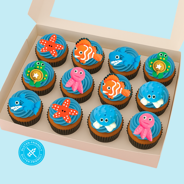 Ocean Theme Cupcakes (GF)