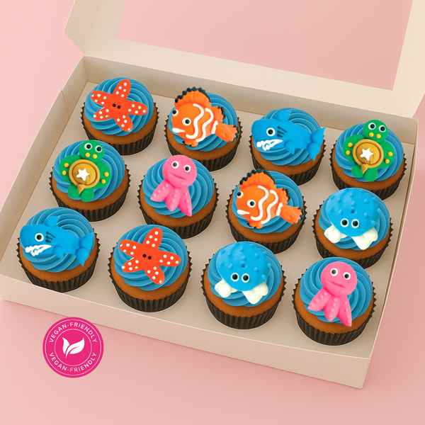 Ocean Theme Cupcakes (V)