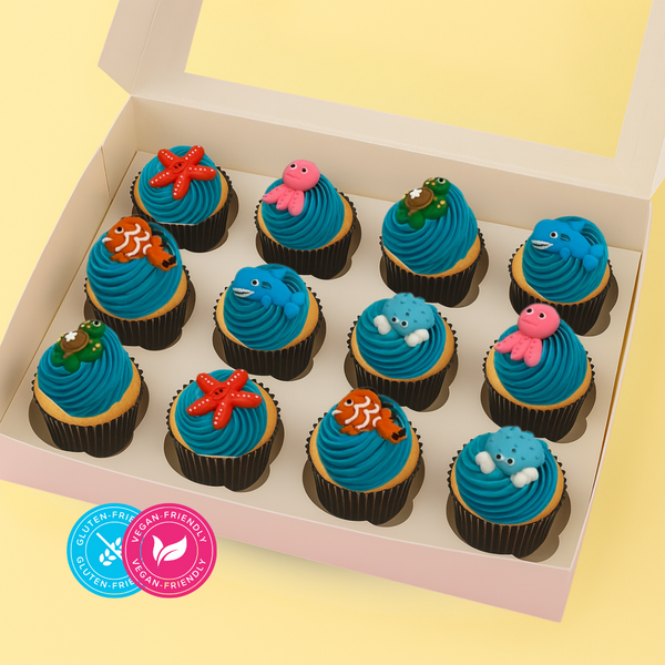 Ocean Theme Cupcakes (GFV)