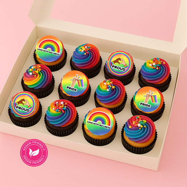 PRIDE Cupcakes (Vegan)