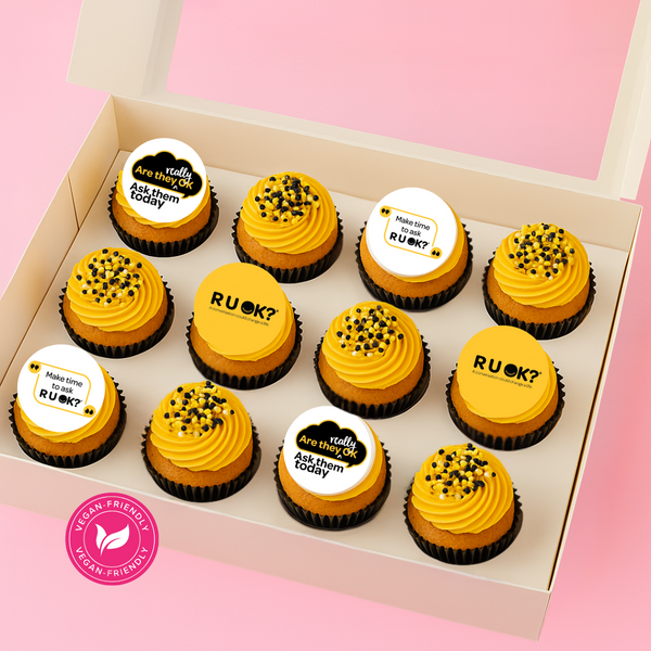R U OK? Cupcakes (Vegan)
