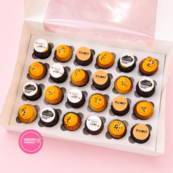 R U OK? Mini Cupcakes (Vegan)