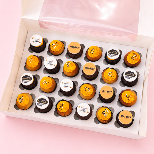 Mini R U OK? Cupcakes
