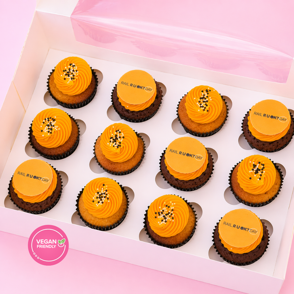 Rail R U OK? Cupcakes (Vegan)