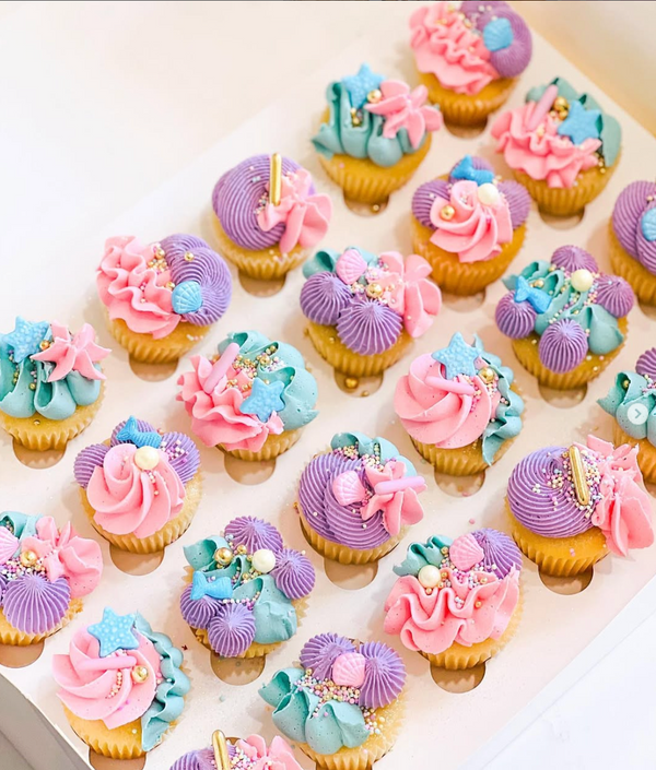 Mermaid Mini Cupcakes