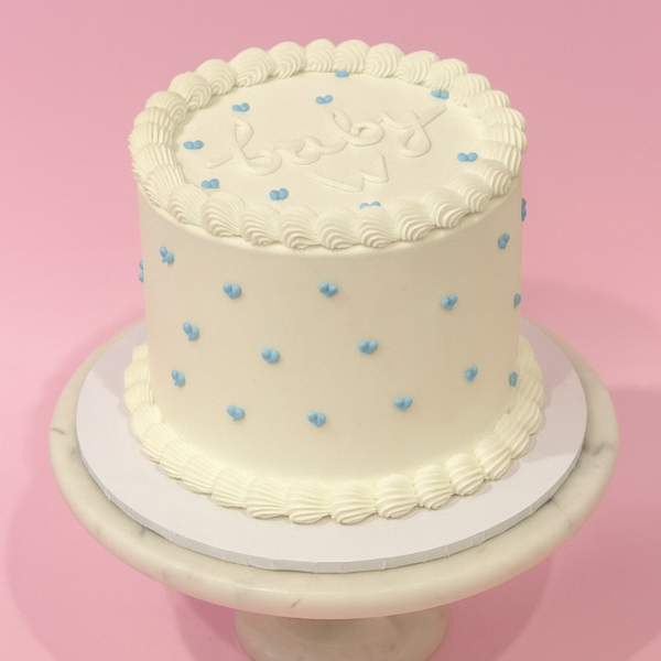 Simple Baby Shower Cake