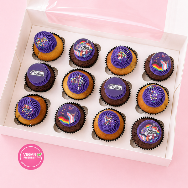 Wear it Purple Cupcakes (Vegan)