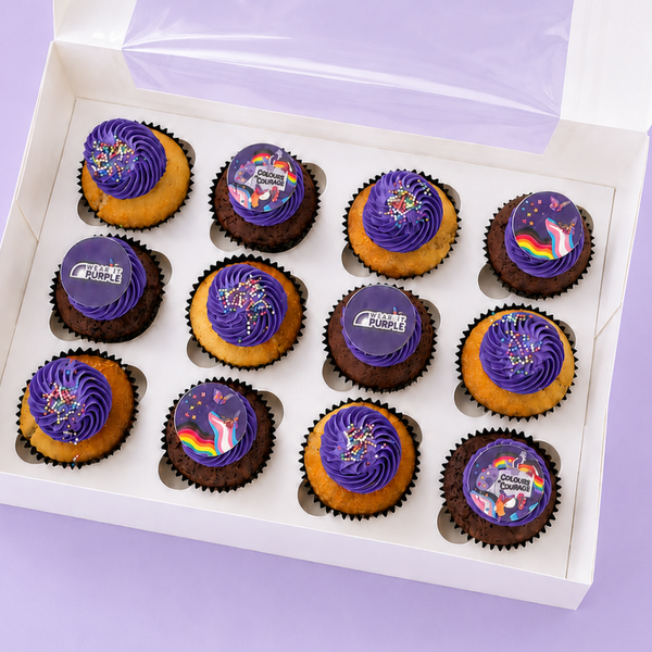 Wear it Purple Cupcakes