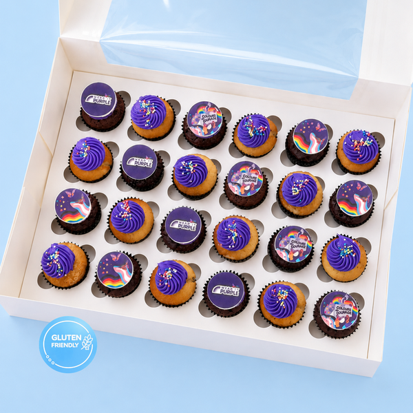 Wear it Purple Mini Cupcakes (GF)