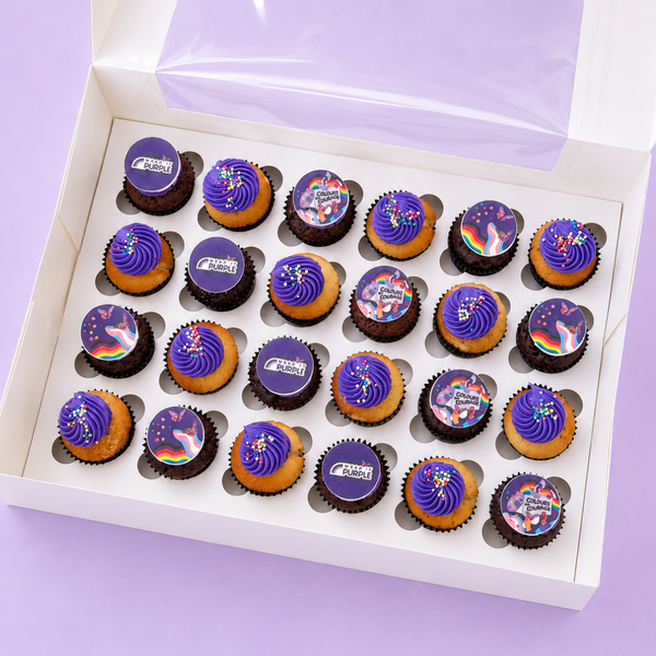 Wear It Purple Mini Cupcakes