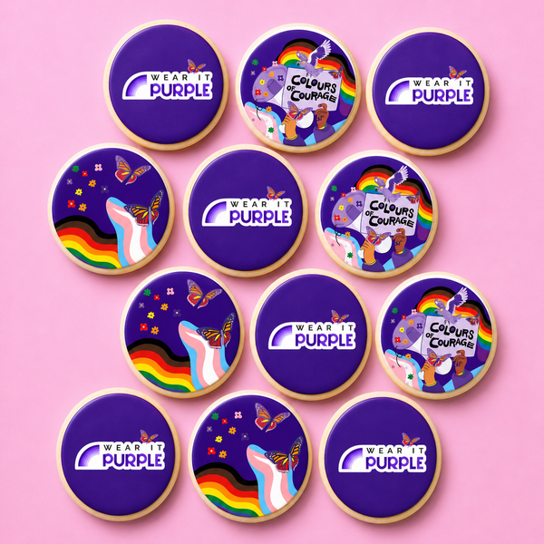 Wear it Purple Cookies