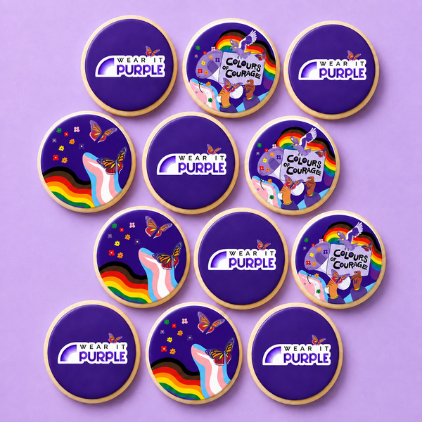 Wear it Purple Cookies