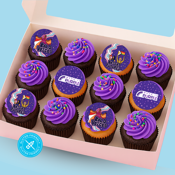 Wear it Purple Cupcakes (GF)
