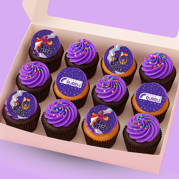 Wear it Purple Cupcakes