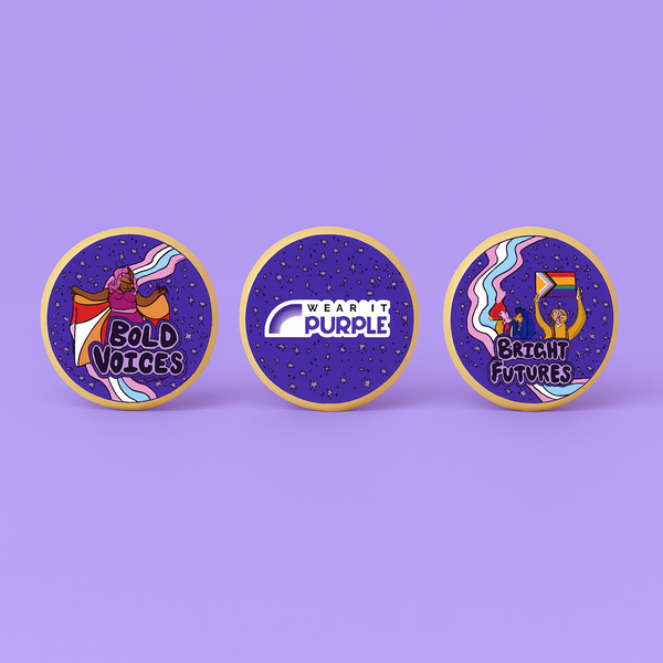 Wear it Purple Cookies
